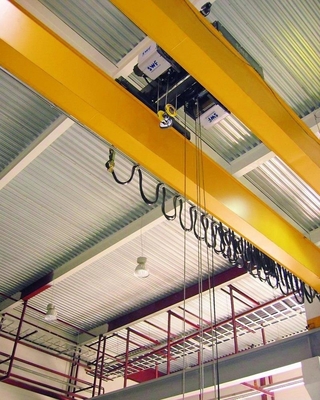 Motore europeo della fine nastro Crane With Trolley Hoist ABB della trave del doppio del modello 32T
