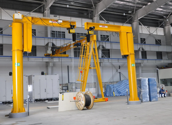 Braccio a mensola Jib Crane Free Standing di lunghezza fissa della colonna 8m 3,2 tonnellate