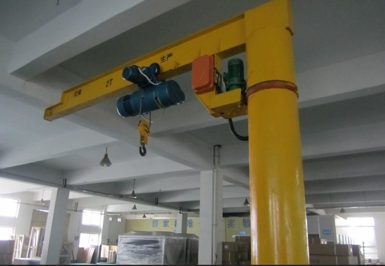 Braccio a mensola Jib Crane Free Standing di lunghezza fissa della colonna 8m 3,2 tonnellate