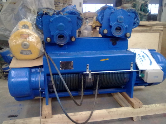 Altezza di elevazione elettrica di tonnellata 9m della gru 5 del cavo metallico di controllo del pendente con il commutatore di limite