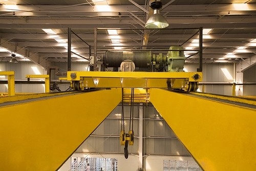 50 motore della fine nastro Crane With ABB della trave di Ton European Model Yellow Double in officina
