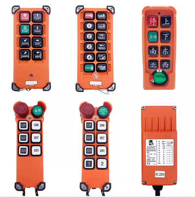 Telecomando senza fili industriale universale del bottone di F21-E1B AC36V DC12-24V 6 per la gru