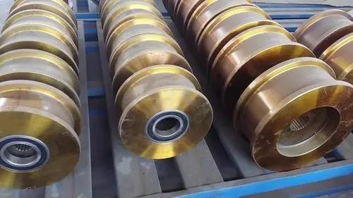Frattura di Crane Forged Crane Wheels Wearproof di metallurgia resistente
