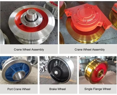 Blocchetto d'acciaio di Crane Shaft Cast Ld Wheel messo per la gru a ponte
