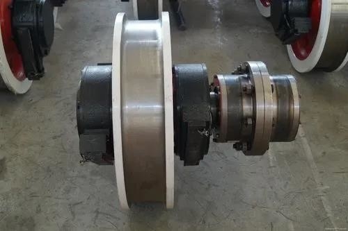 Blocchetto d'acciaio di Crane Shaft Cast Ld Wheel messo per la gru a ponte
