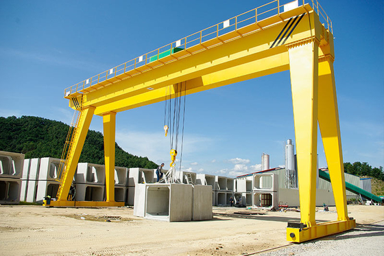 Il sollevamento di pietra di marmo e del granito usa il doppio cavalletto Crane Heavy Duty della trave