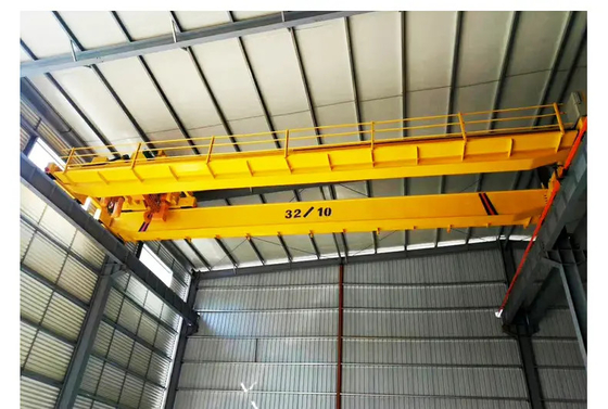 Gru a ponte della trave della gru elettrica di doppia velocità singola 32 Ton With Hook