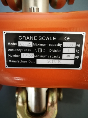 Equilibrio elettronico del gancio di 50KG Crane Scale With Digital Weighing