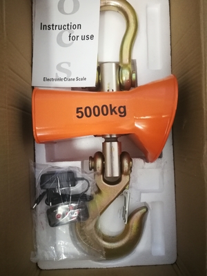Attrezzatura di sollevamento d'attaccatura del gancio Digital elettronica che appende Crane Weight Scale 10 tonnellate