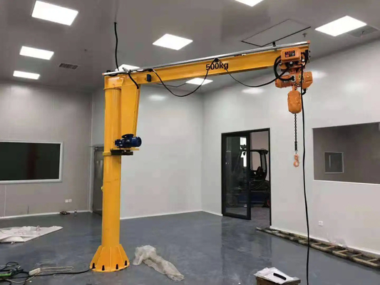 Santo Manual Rotating Arm Floor ha montato l'altezza di elevazione di Jib Crane 6m~30m