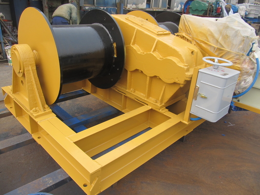 Argano elettrico ad alta velocità di High Mechanical Strength del modello della JM 40 tonnellate