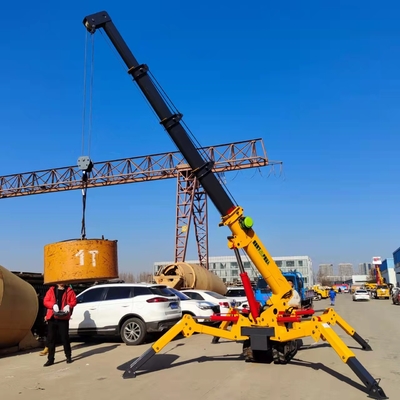 2.95t Spider Crawler Crane con Boom Telescopico Idraulico