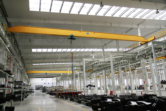 OEM 5 tonnellate singola trave gru 13-31.5M span sopraelevatore
