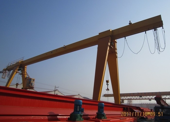 Alta utilizzazione delle aree fabbricabili Rate Single Beam Gantry Crane 20t per il magazzino