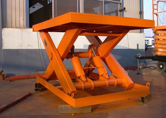 Ascensore elettrico di SANTO Stationary Hydraulic 3 Ton Scissor Lift 5.5KW per costruzione