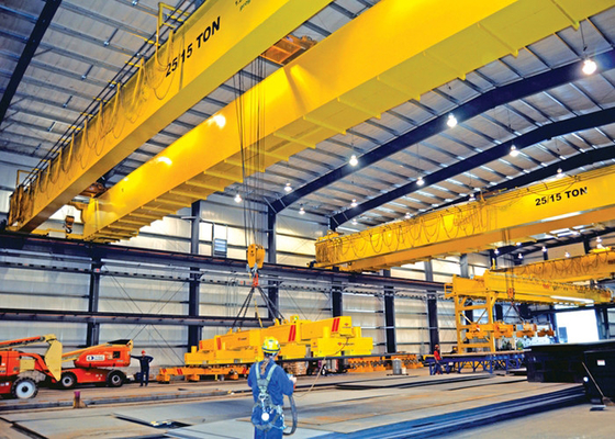 Fine nastro Crane With Trolley Hoist della trave del doppio dell'europeo CXTD CXSM 5T-320T