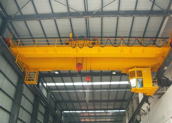 Gru a cavalletto su rotaie resistente del ODM della gru a ponte della trave del doppio di QD 5-50/10T