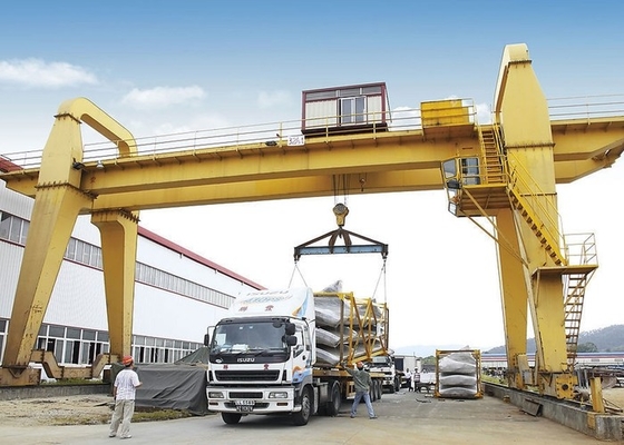 Tipo gru a cavalletto di Ton Gantry Crane Hoist Box del compatto 10 dell'ampia luce del trasporto del porto