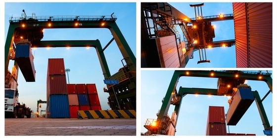 Gru di Crane Automated Stacking Container Unloading del contenitore del porto della ferrovia di QU70 QU80