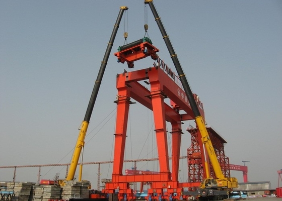 Doppia gru a cavalletto resistente della trave 5 Ton To 50 Ton Easy Operated For Warehouse