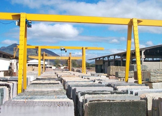 gru di pietra di Crane Goods Yard Marble Granite del singolo cavalletto del fascio della struttura di 5T 10T 20T A
