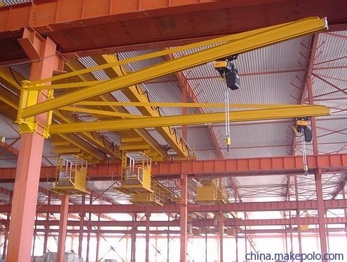 BZ0.5 all'ingombro a pavimento di viaggio di Jib Cranes Long Movement Without della parete del bacino BZ8