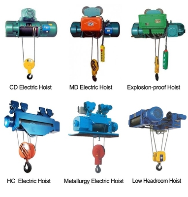 Altezza telecomandata dell'ascensore di M3 1 Ton Electric Wire Rope Hoist 6m