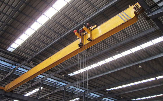 Gru a ponte azionata facile 5 Ton Hoist 25 Ton Energy Efficiency del singolo fascio