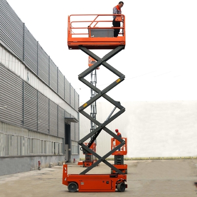piattaforma automobilistica elettrica dell'ascensore di forbici della piattaforma elevatrice idraulica 272kg di 6m 10m 12m