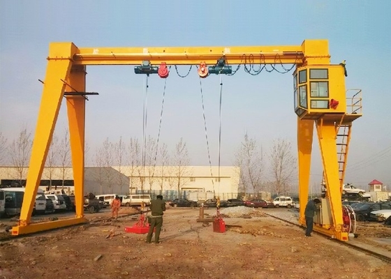 10 tonnellata 20 Ton Single Beam Gantry Crane di tonnellata 16 all'aperto facendo uso del modello di MH