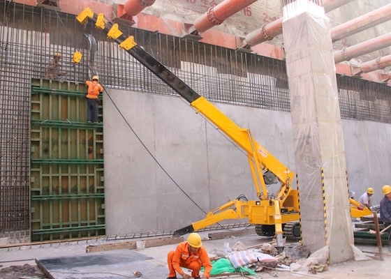 Costruzione d'acciaio di 3 Ton Spider Crawler Crane For