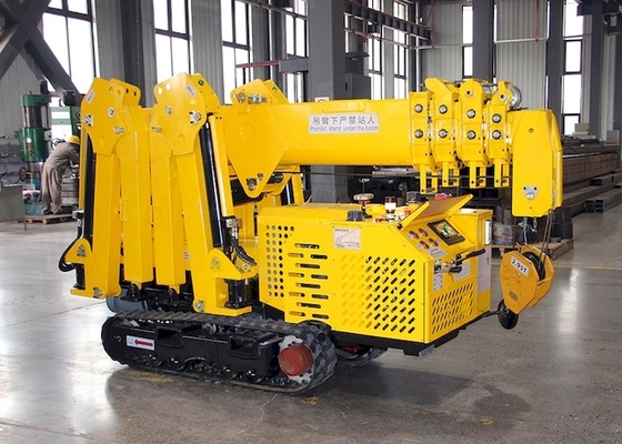 Telecomando pieghevole 16m 5tons di Mini Spider Crawler Crane Wireless dello spazio stretto