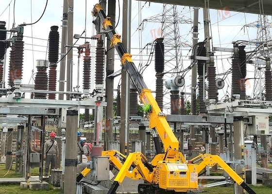 Intelaiature di base della gru telescopiche del livello dell'asta 1T-8T Mini Spider Crane With Auto