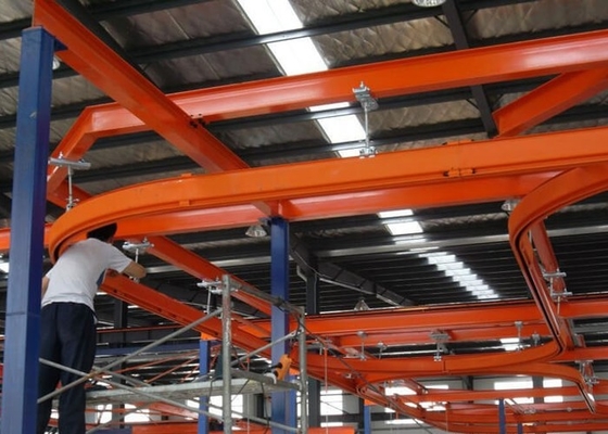 Portate pista KBK Crane With Electric Hoist del soffitto dell'officina di 12m - di 3m