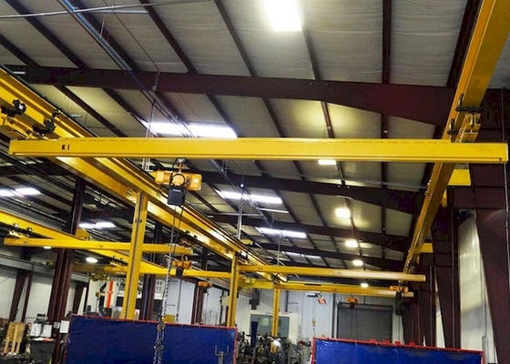 Gru della stazione di lavoro di Crane Ceiling Mounted Free Standing del ponte sospeso del ODM KBK dell'OEM