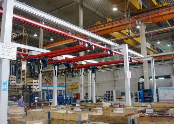 Gru della stazione di lavoro di Crane Ceiling Mounted Free Standing del ponte sospeso del ODM KBK dell'OEM
