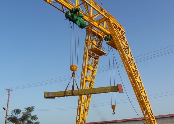 Gru elettrica di funi metalliche di 5 Ton Movable Gantry Crane With all'aperto facendo uso di