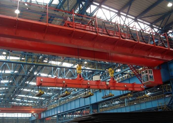 Gru a ponte 50 Ton Bridge Crane Easy Operated della trave del doppio della fine nastro di IP54 IP44