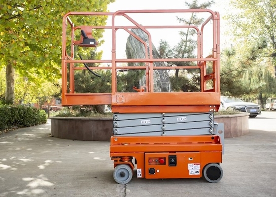 piattaforma di lavoro aereo mobile elettrica automotrice dell'ascensore 300kg di forbici di altezza di 14m - di 8m