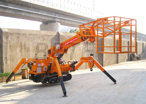 Sollevi il cingolo pieghevole Crane For Roof Work del ragno di altezza 5.5m-17.8m