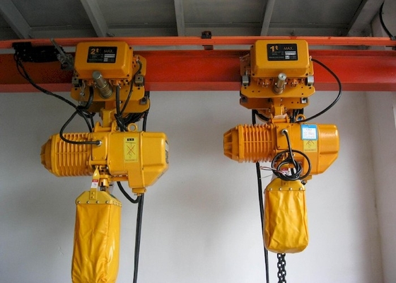 Attrezzatura di sollevamento industriale elettrica bassa della gru del paranco a catena 81db dell'altezza libera 0.5T-50T