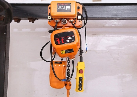Tipo motorizzato paranco a catena elettrico 1,5 Ton With Remote Control del carrello