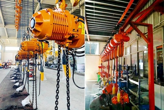 Gancio su misura di HHBD 2 Ton Electric Chain Hoist With/carrello motorizzato