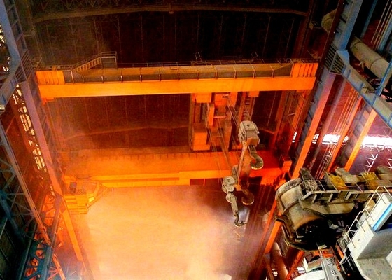 Siviera materiale Crane Iron Metal Casting Overhead Crane Molten Liquid Steel Ladle della fonderia di Q345B