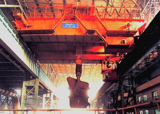 Siviera del gancio del doppio delle gru a ponte 320t dell'acciaieria di metallurgia di QDY che tratta gru