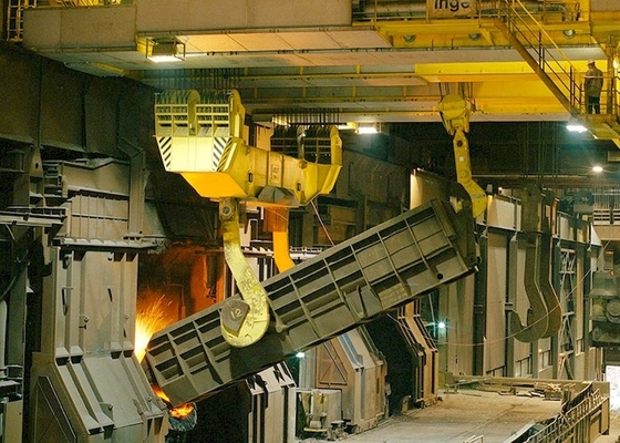 Siviera metallurgica Crane With Cabin Control del fascio 32/10t della pianta dell'acciaieria doppia
