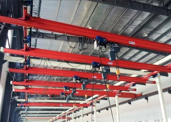 Gru di SANTO 2 Ton Semi Automatic KBK Crane Flexible Double Girder Suspension