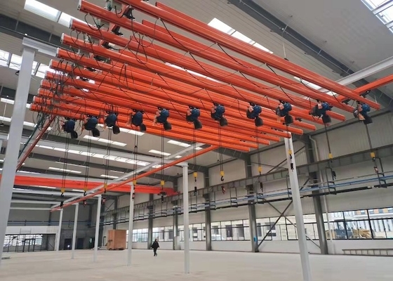 Movimenti KBK leggero Crane For Production Line di ampia area