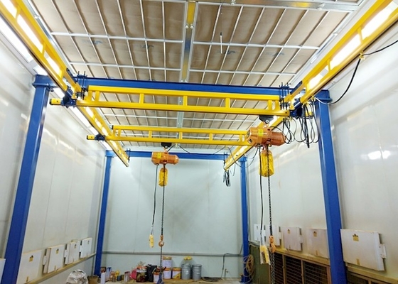 125kg a 1000kg diritto ha curvato Crane For Material Transportation su rotaie