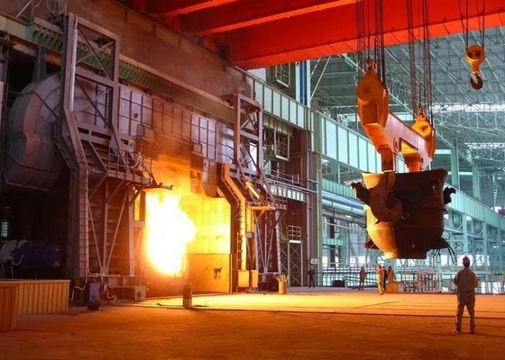 Siviera materiale Crane Iron Metal Casting Overhead Crane Molten Liquid Steel Ladle della fonderia di Q345B